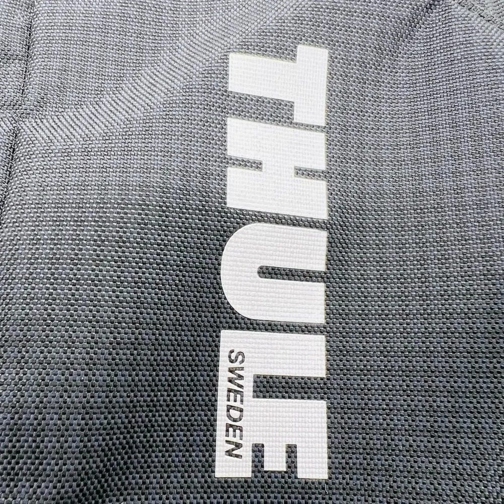 Thule Black Men's Backpack with White Logo